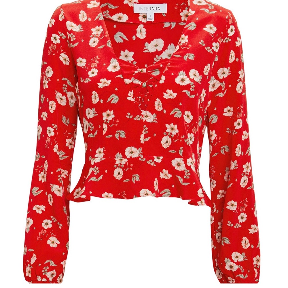 Intermix 100% Silk top